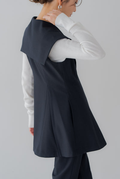 【8月25日(月)20:00〜 販売開始】ビックカラーベスト｜BIG COLLAR VEST