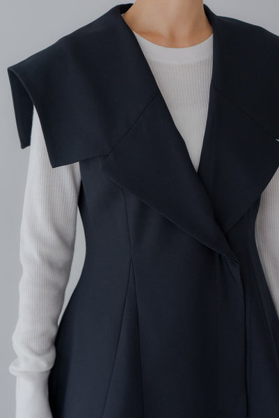 【8月25日(月)20:00〜 販売開始】ビックカラーベスト｜BIG COLLAR VEST