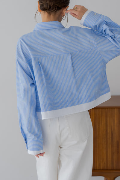 【9月16日(火)20:00〜 販売開始】レイヤードショートシャツ｜LAYERED SHORT SHIRT
