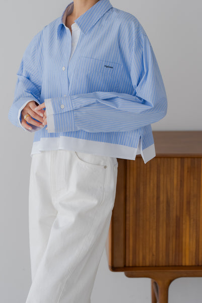 【9月16日(火)20:00〜 販売開始】レイヤードショートシャツ｜LAYERED SHORT SHIRT