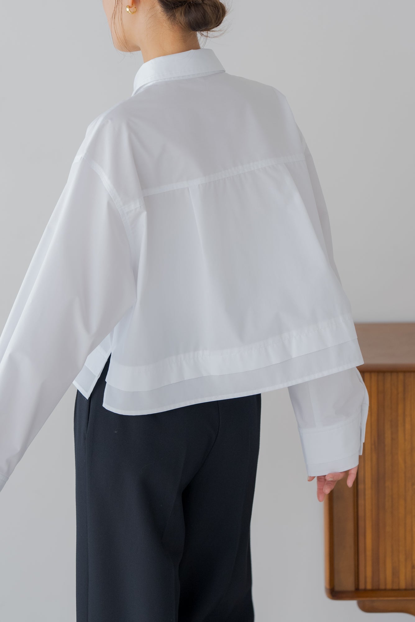 Regleam ＊ リグリーム ＊ レイヤードショートシャツ レイヤードショートシャツ｜LAYERED SHORT SHIRTの通販｜regleam