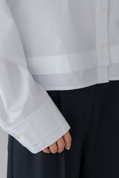 【9月16日(火)20:00〜 販売開始】レイヤードショートシャツ｜LAYERED SHORT SHIRT