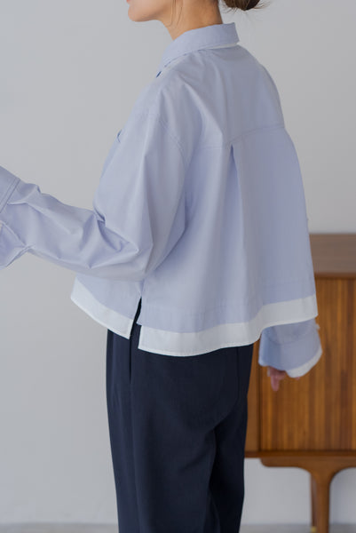 【9月16日(火)20:00〜 販売開始】レイヤードショートシャツ｜LAYERED SHORT SHIRT