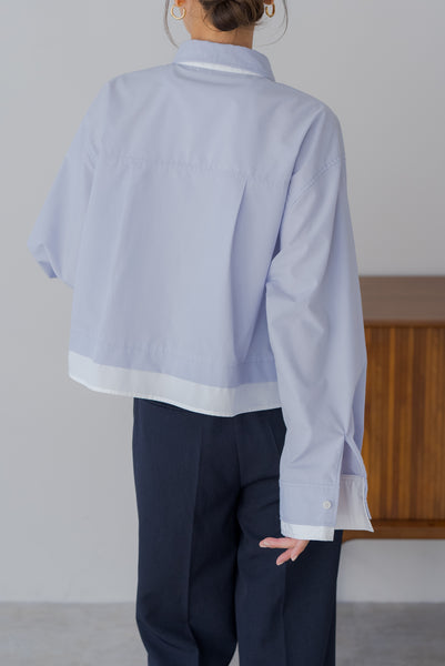 【9月16日(火)20:00〜 販売開始】レイヤードショートシャツ｜LAYERED SHORT SHIRT