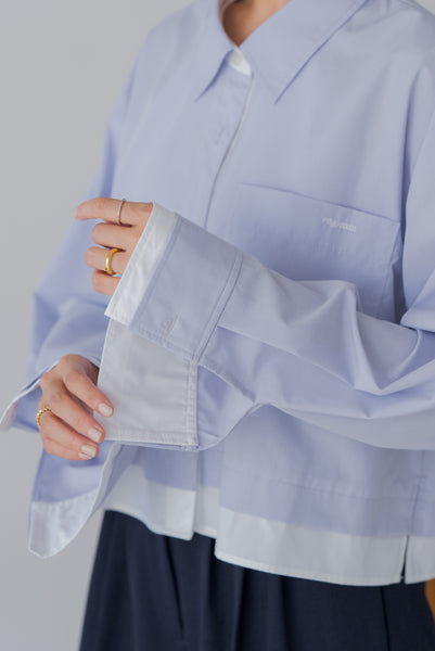 【9月16日(火)20:00〜 販売開始】レイヤードショートシャツ｜LAYERED SHORT SHIRT