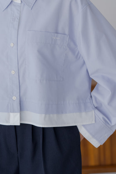 【9月16日(火)20:00〜 販売開始】レイヤードショートシャツ｜LAYERED SHORT SHIRT