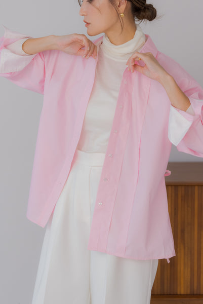 【8月25日(月)20:00〜 販売開始】バックリボンシャツ｜BACK RIBBON SHIRT