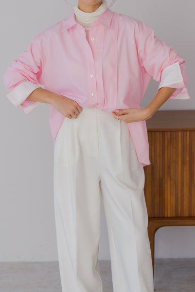 【8月25日(月)20:00〜 販売開始】バックリボンシャツ｜BACK RIBBON SHIRT