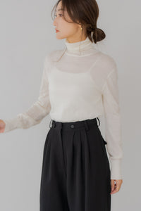 【10月15日(水)20:00〜 販売開始】ウールタートルネックニット｜WOOL TURTLENECK KNIT