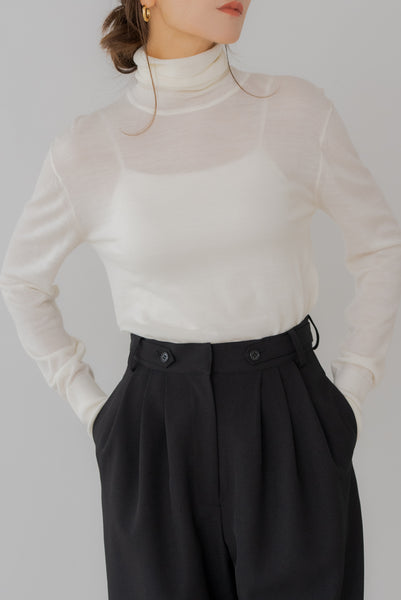 【10月15日(水)20:00〜 販売開始】ウールタートルネックニット｜WOOL TURTLENECK KNIT