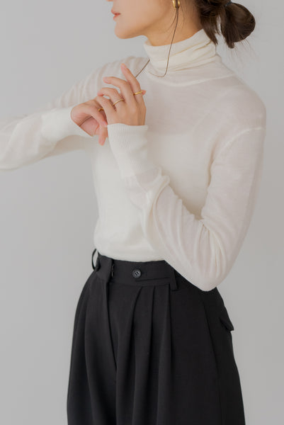 【10月15日(水)20:00〜 販売開始】ウールタートルネックニット｜WOOL TURTLENECK KNIT