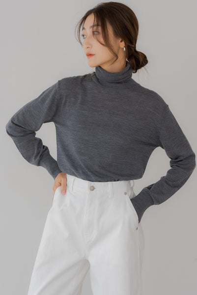 【10月15日(水)20:00〜 販売開始】ウールタートルネックニット｜WOOL TURTLENECK KNIT