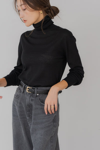 【10月15日(水)20:00〜 販売開始】ウールタートルネックニット｜WOOL TURTLENECK KNIT