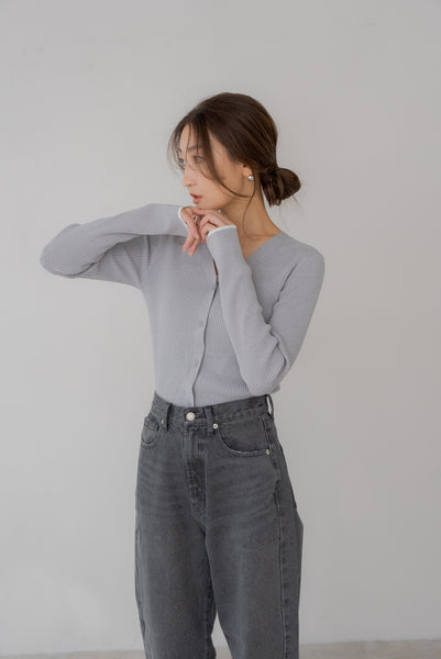 【9月16日(火)20:00〜 販売開始】バイカラーカーディガン｜BICOLOR CARDIGAN