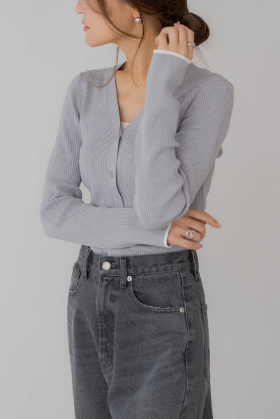 【9月16日(火)20:00〜 販売開始】バイカラーカーディガン｜BICOLOR CARDIGAN