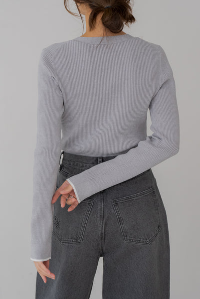 【9月16日(火)20:00〜 販売開始】バイカラーカーディガン｜BICOLOR CARDIGAN