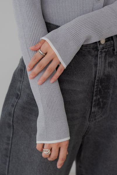 【9月16日(火)20:00〜 販売開始】バイカラーカーディガン｜BICOLOR CARDIGAN