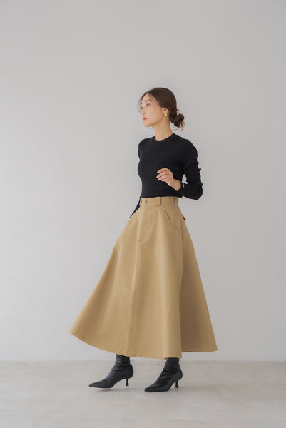 【10月27日(月)20:00〜 販売開始】チノ フレアスカート｜CHINO FLARE SKIRT