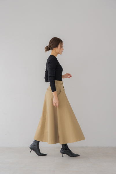 【10月27日(月)20:00〜 販売開始】チノ フレアスカート｜CHINO FLARE SKIRT