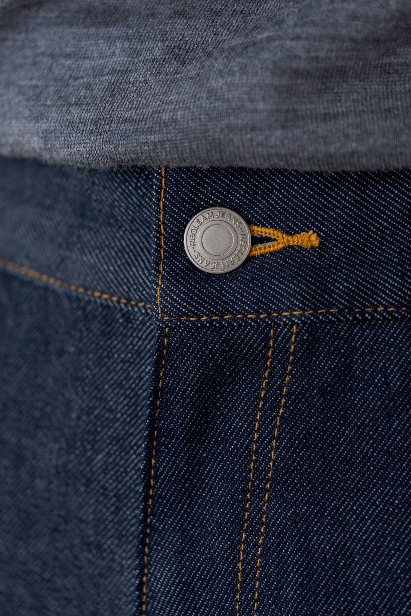 regleam リグリーム シンチバックデニム ホワイト XS シンチバック