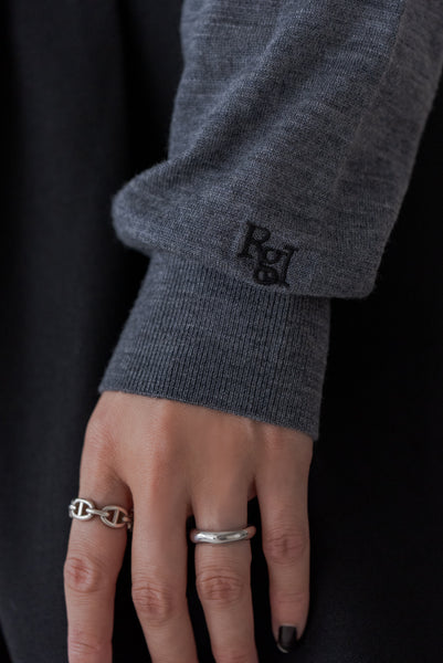 【10月15日(水)20:00〜 販売開始】ウールクルーネックニット｜WOOL CREWNECK KNIT