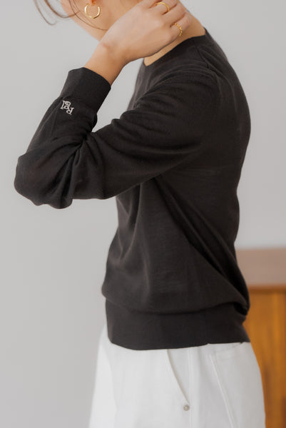 【10月15日(水)20:00〜 販売開始】ウールクルーネックニット｜WOOL CREWNECK KNIT