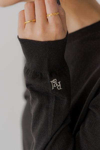 【10月15日(水)20:00〜 販売開始】ウールクルーネックニット｜WOOL CREWNECK KNIT