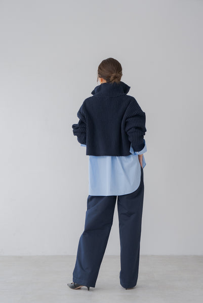 【11月12日(水)20:00〜 販売開始】ジップネックニット｜ZIP NECK KNIT