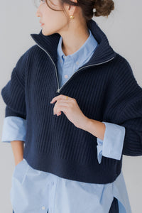 ジップネックニット｜ZIP NECK KNITの通販｜regleam