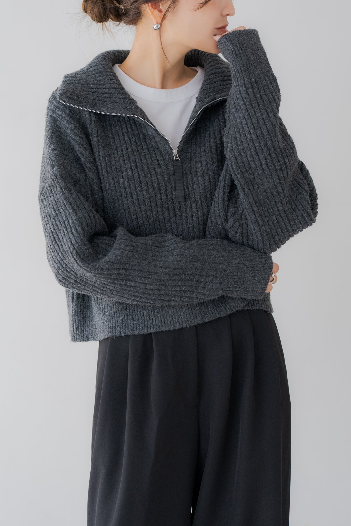 ジップネックニット｜ZIP NECK KNITの通販｜regleam