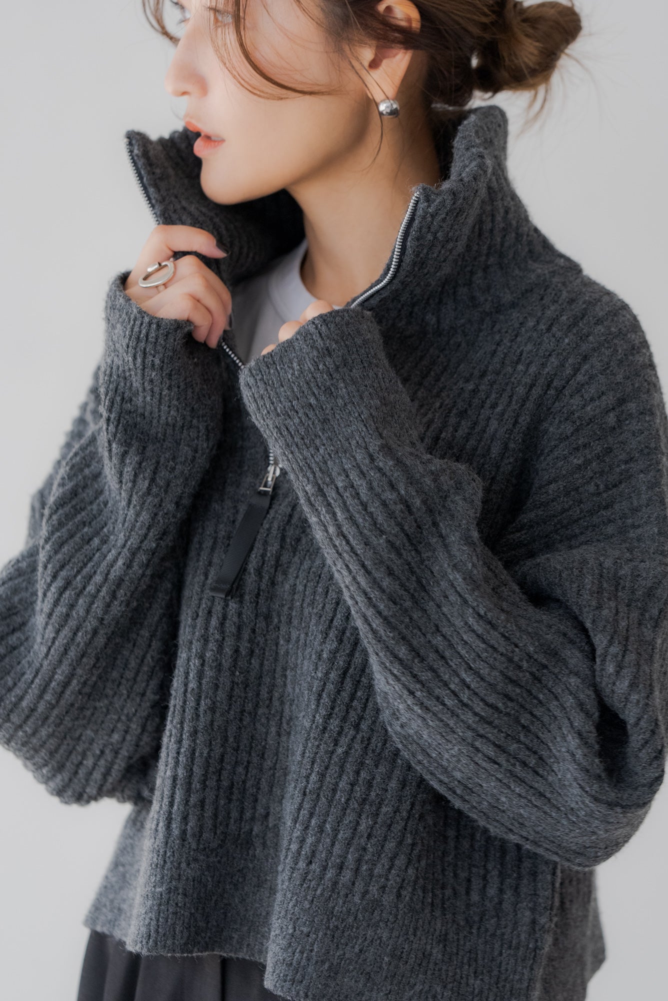 ジップネックニット｜ZIP NECK KNITの通販｜regleam