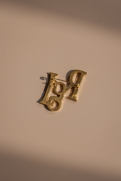 【10月4日(土)12:00〜 受注予約開始】ロゴブローチ｜LOGO BROOCH
