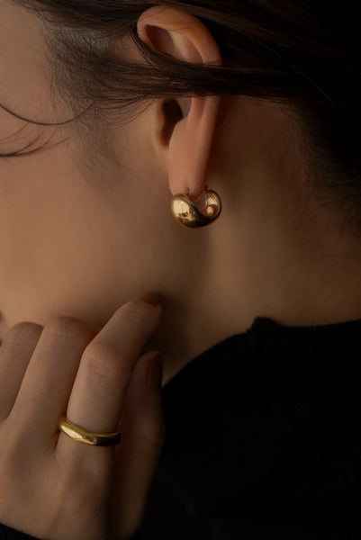 【10月4日(土)12:00〜 受注予約開始】カーブバルーンピアス｜CURVE BALLOON PIERCE