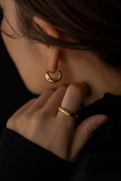 【10月4日(土)12:00〜 受注予約開始】カーブバルーンピアス｜CURVE BALLOON PIERCE