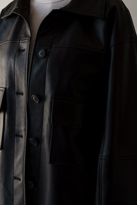 エコレザーシャツジャケット｜ECO LEATHER SHIRT JACKETの通販｜regleam