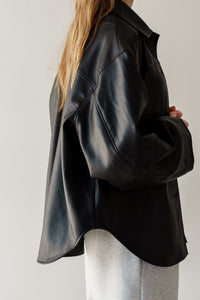 エコレザーシャツジャケット｜ECO LEATHER SHIRT JACKETの通販｜regleam