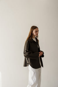エコレザーシャツジャケット｜ECO LEATHER SHIRT JACKETの通販｜regleam