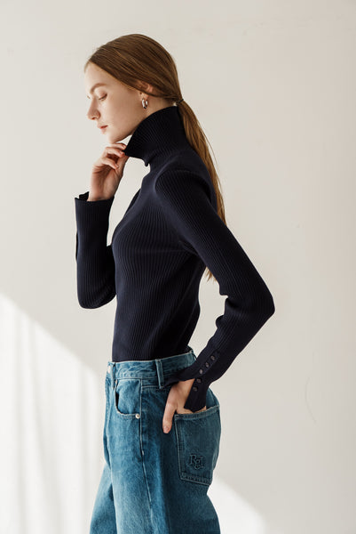 【12月9日(火)20:00〜 販売開始】リブタートルネック｜RIBBED TURTLE NECK