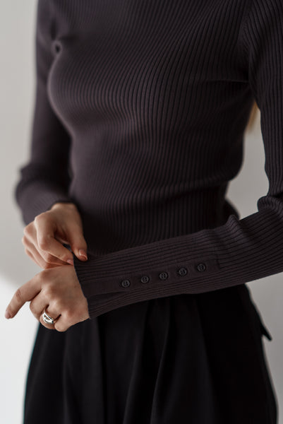 【12月9日(火)20:00〜 販売開始】リブタートルネック｜RIBBED TURTLE NECK