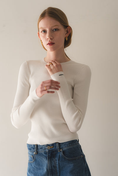 【1月25日(日)12:00〜 受注予約開始】ロゴリブニット｜LOGO RIB KNIT