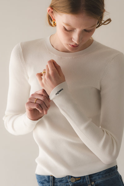 【1月25日(日)12:00〜 受注予約開始】ロゴリブニット｜LOGO RIB KNIT