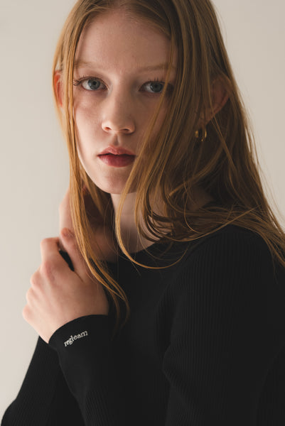 【1月25日(日)12:00〜 受注予約開始】ロゴリブニット｜LOGO RIB KNIT