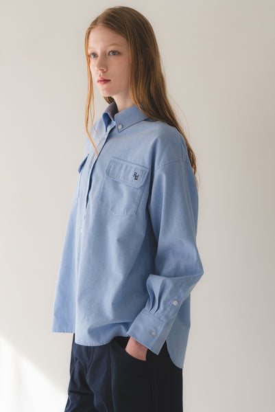 【2月25日(水)20:00〜 販売開始】Wポケットオックスフォードシャツ｜DOUBLE POCKET OXFORD SHIRT