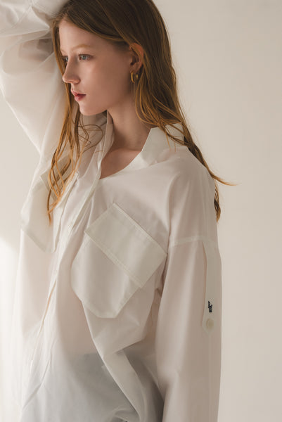 【5月26日(火)20:00〜 再販開始】ロールアップスリーブシャツ｜ROLL-UP SLEEVE SHIRT