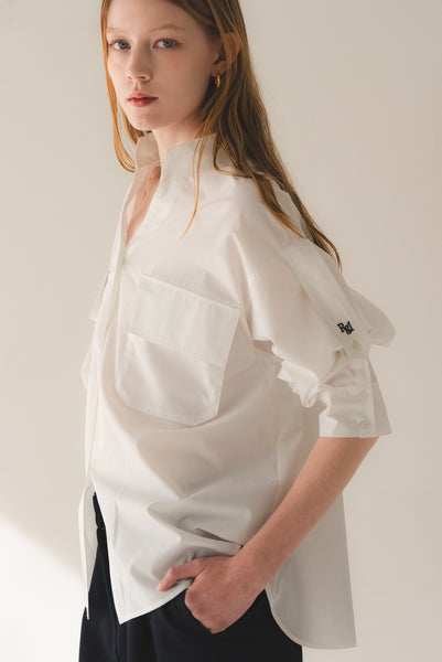 【5月26日(火)20:00〜 再販開始】ロールアップスリーブシャツ｜ROLL-UP SLEEVE SHIRT