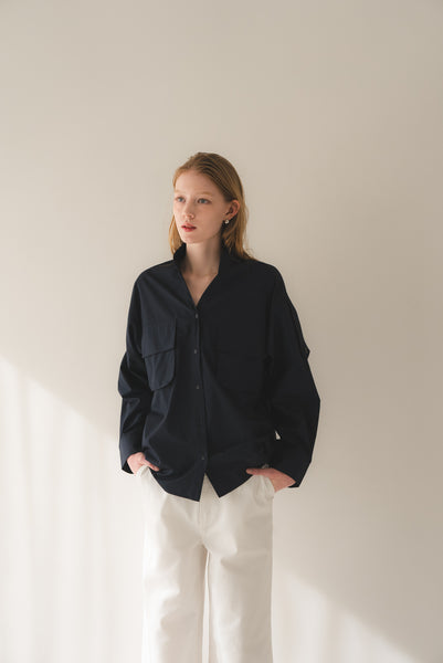 【5月26日(火)20:00〜 再販開始】ロールアップスリーブシャツ｜ROLL-UP SLEEVE SHIRT