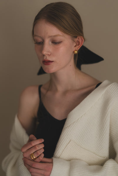 【1月19日(月)20:00〜 受注予約開始】トライアングルベロアシュシュ｜TRIANGLE VELOUR SCRUNCHIE