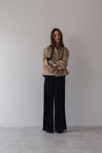 【2月10日(火)20:00〜 販売開始】タックフレアワイドパンツ｜TUCK FLARE WIDE PANTS