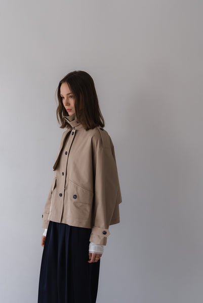 【3月10日(火)20:00〜 販売開始】ショートトレンチコート｜SHORT TRENCH COAT