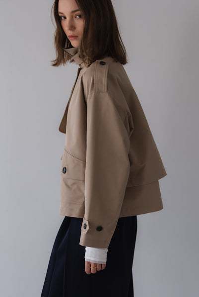 【3月10日(火)20:00〜 販売開始】ショートトレンチコート｜SHORT TRENCH COAT